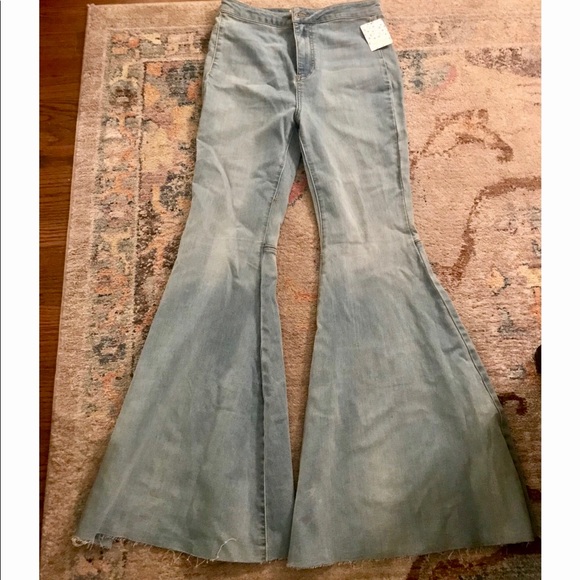 Free People Denim - Free People Just Float on Flare Jeans